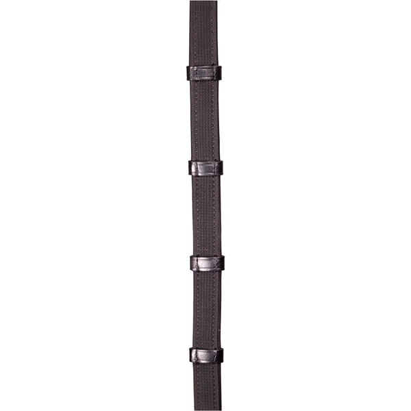 Henry James Kalbsleder Supergrip Zügel Mit Stoppern RR9 - Black